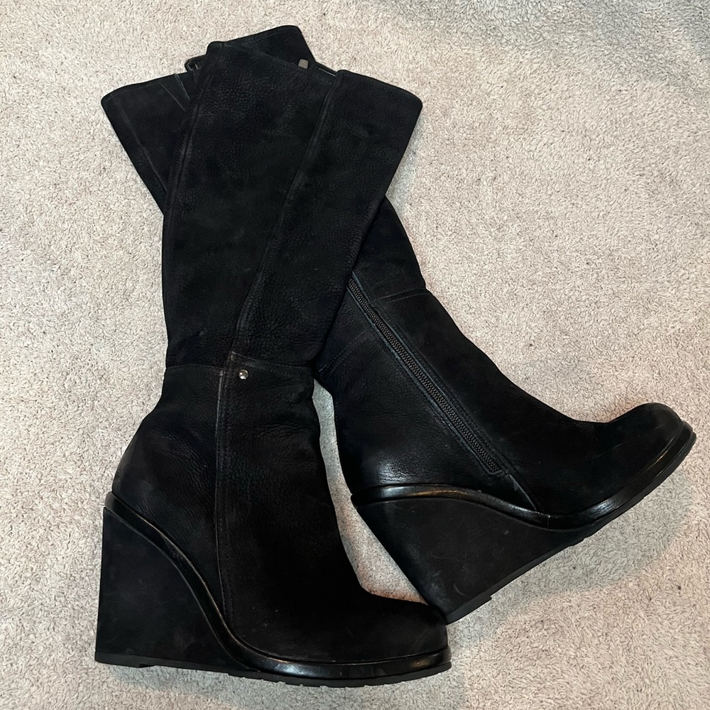 Vince Camuto Under the Knee Wedge Boots